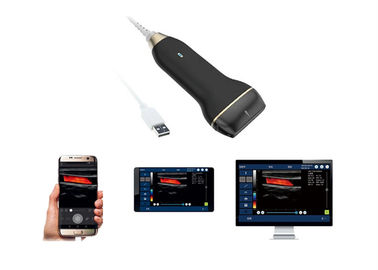USB อัลตราโซนิก Transducer Probe เครื่องสแกนเนอร์อัลตราซาวนด์มือถือไร้สายเพียง 150 กรัมน้ำหนัก