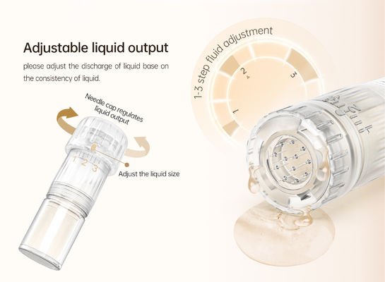 อัตโนมัติ 4-โพล EMS สารกรอง Hydra Pen H5 หน้าผิว Derma Microneedling Pen Essence คอลลาเจนการฟื้นฟู