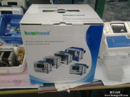 90 ° Rotation Pole Clamp จำหน่ายปั๊มฉีดยาทางการแพทย์ที่มี 0.1 ~ 1200 มล. / ชม. โหมดไมโคร 0.1-99.9ml / ชม